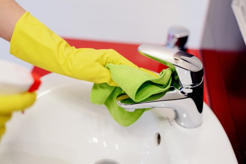 Cleaner working in a Bromley family home