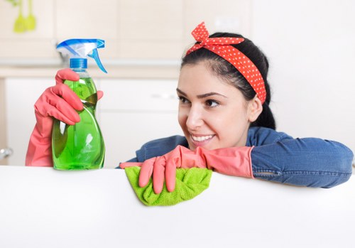 Upholstery cleaning equipment used on a fabric sofa in Bromley