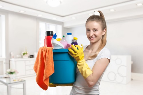 Local Bromley office cleaners servicing a meeting room
