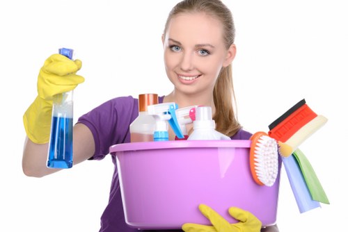 Cleaning equipment used on a hard floor in a Bromley property